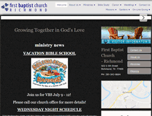 Tablet Screenshot of fbcrichmond.net